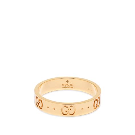 gucci icon ring with gemstones review|Gucci icon thin band.